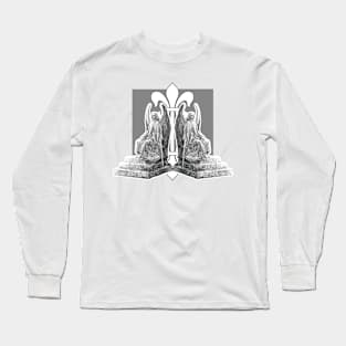 Throne of Judge Angel and Fate of Mortals Long Sleeve T-Shirt